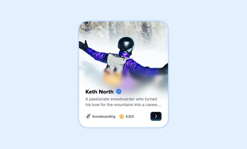 Preview of Card with Progressive Blur