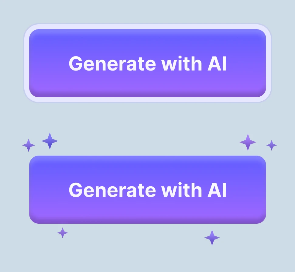 Preview of Interactive AI-Styled Button
