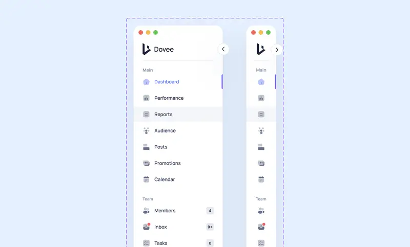 Preview of Sidebar Navigation 1