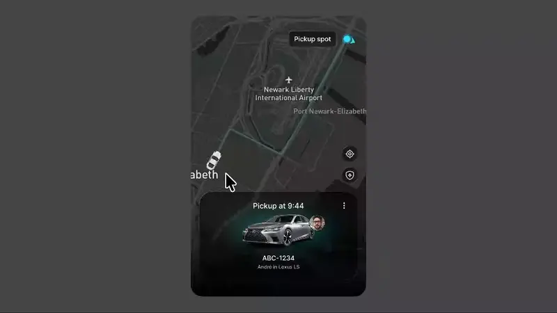 Preview of Uber-Inspired Route Animation Screen