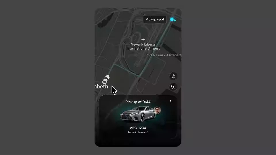 Uber-Inspired Route Animation Screen preview