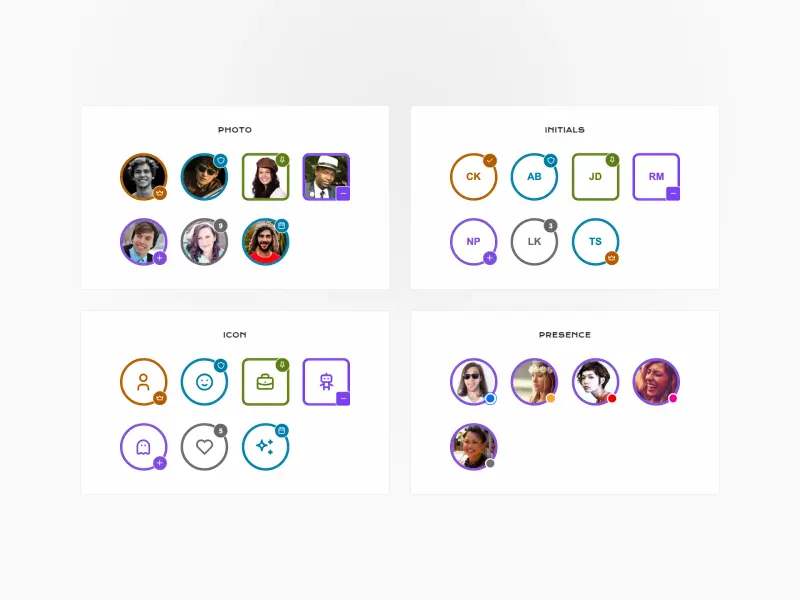 Preview of Avatar Badges