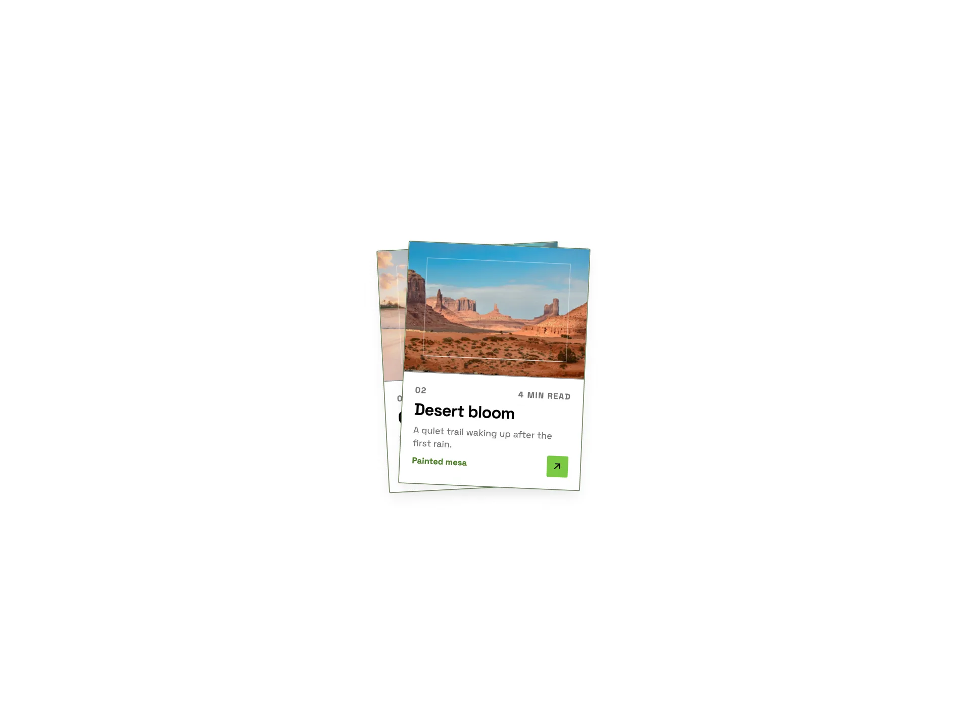 Preview of Card Stack Hover