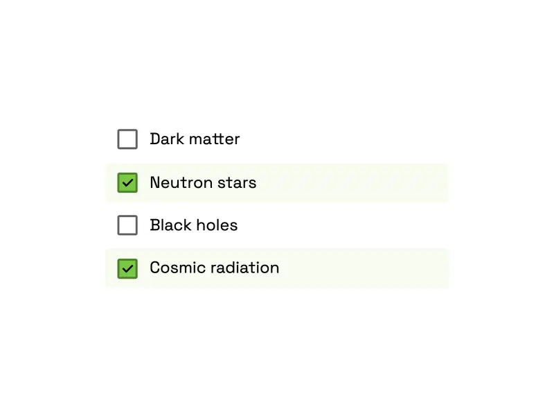 Preview of Classic Checkbox Group