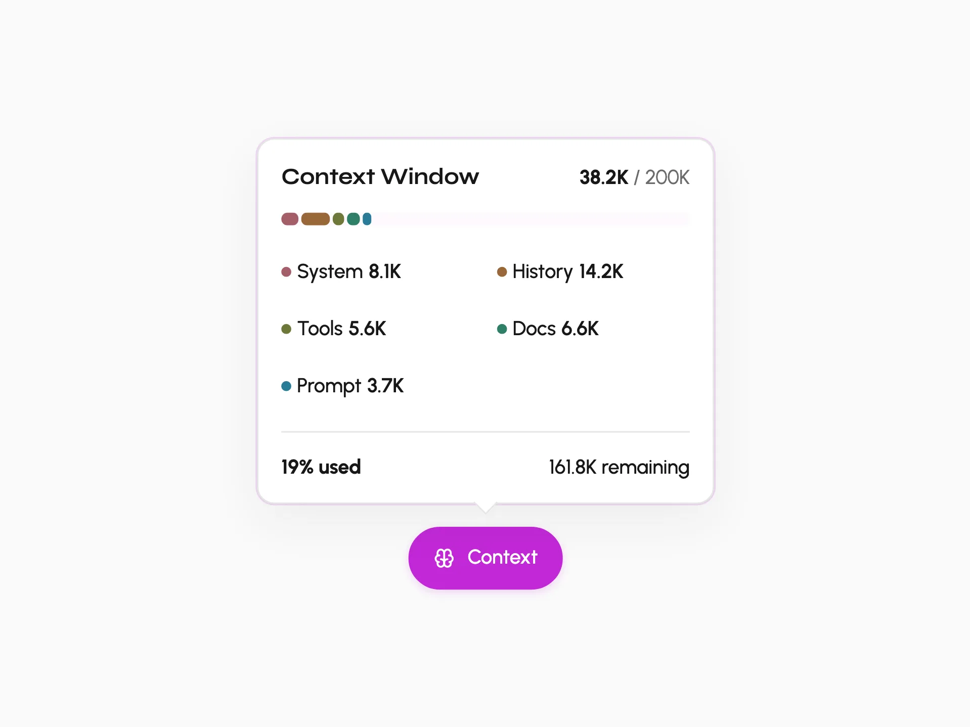 Context Window Popover preview