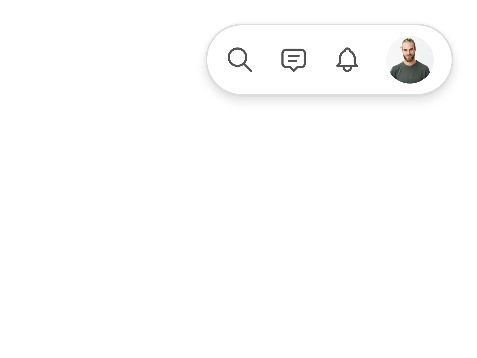 Preview of Profile Dropdown Menu