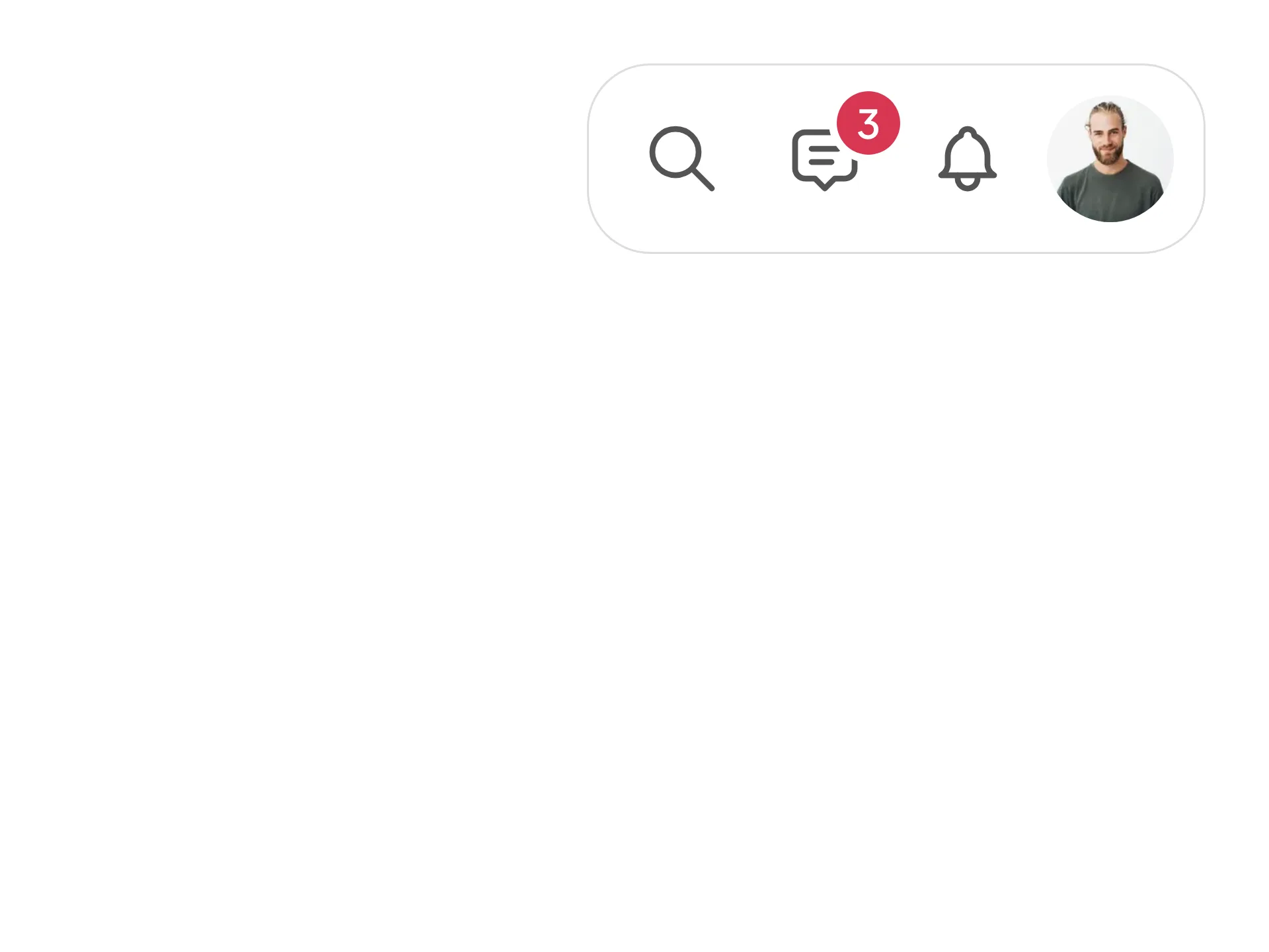 Preview of Profile Dropdown Menu
