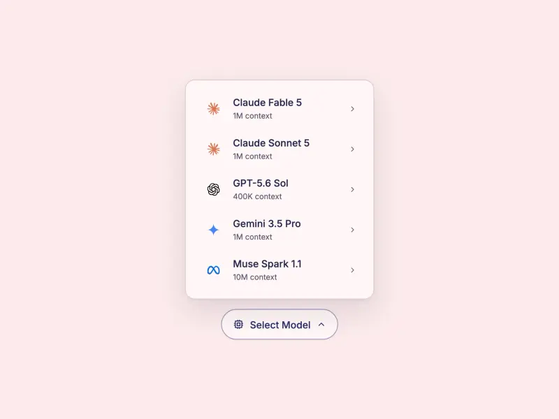 Preview of Dropdown Transition Popover