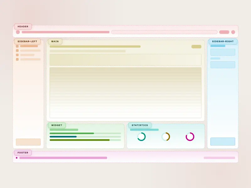 Preview of Dual Sidebar Widgets