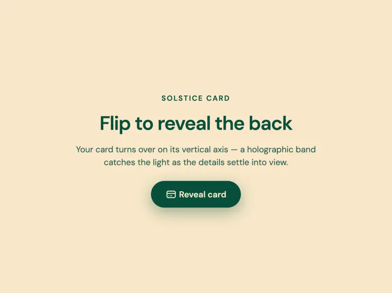 Preview of Modal — Card Flip