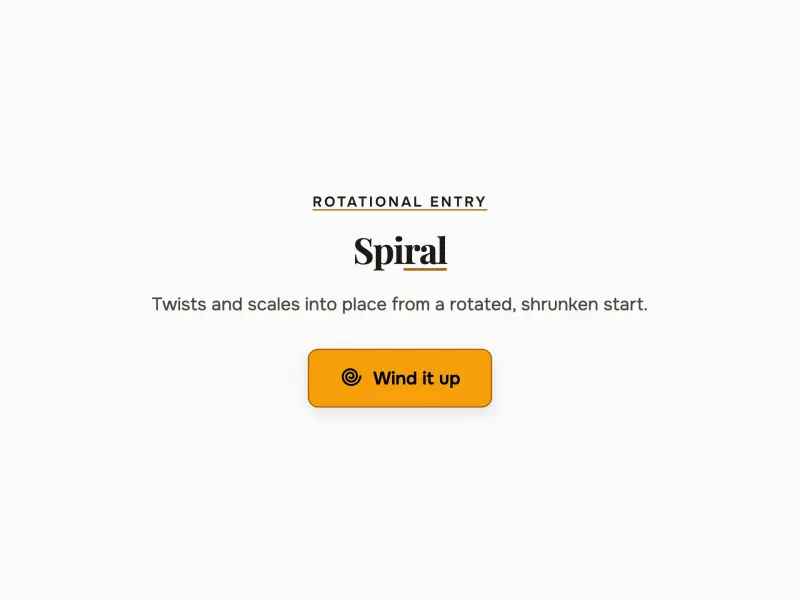 Preview of Modal — Spiral