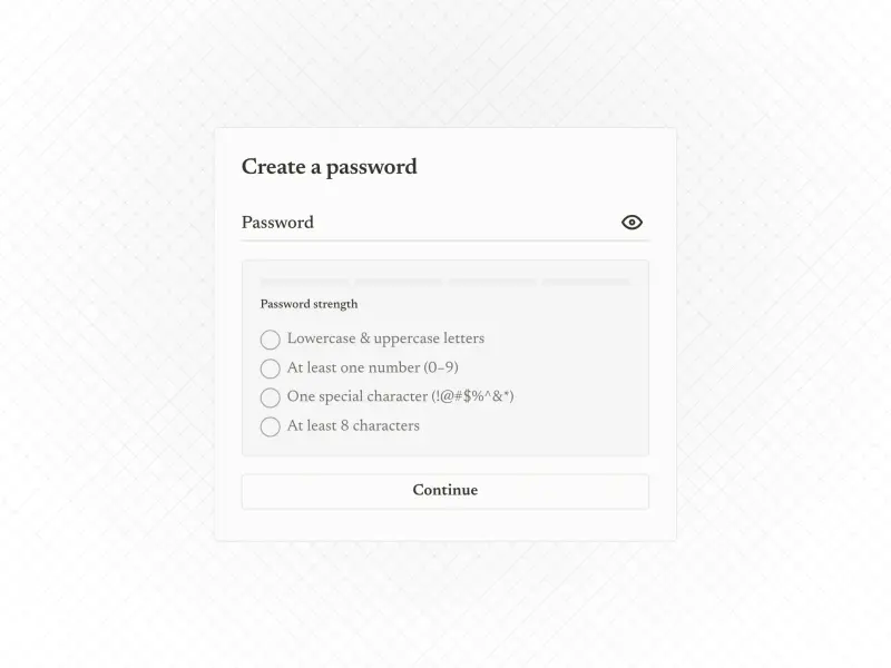 Preview of Password Checker