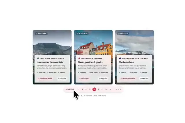 Preview of Pill Pagination