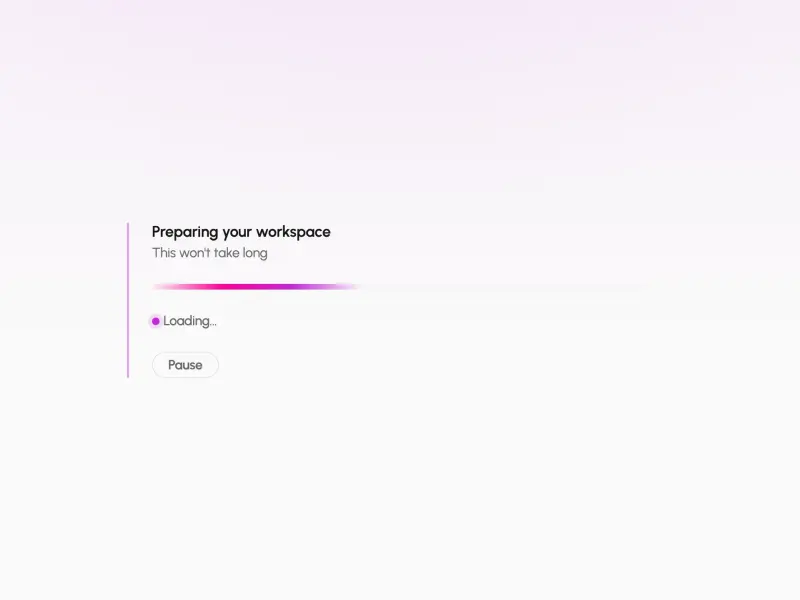 Preview of Progress Indeterminate