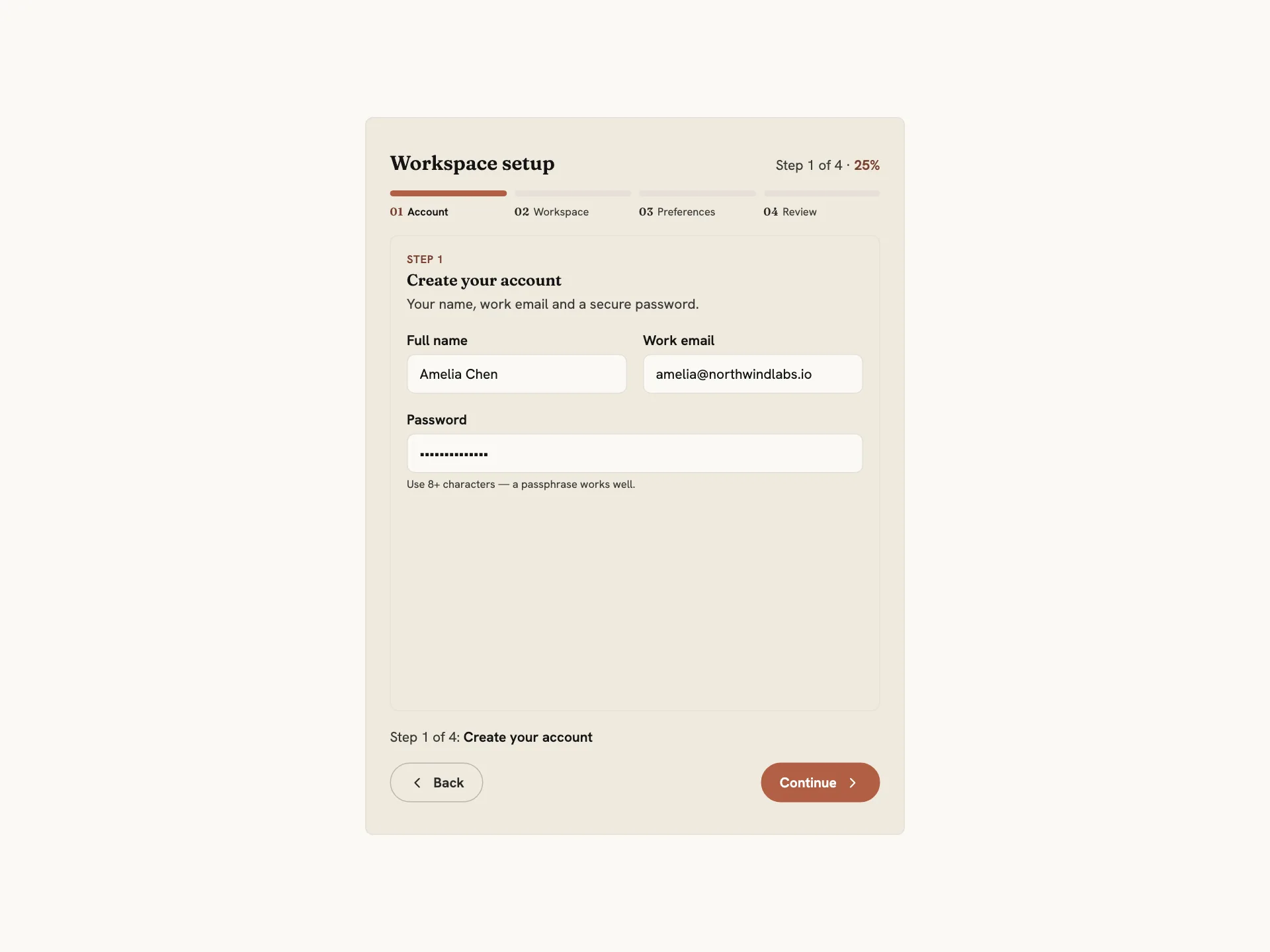 Progress Stepper preview