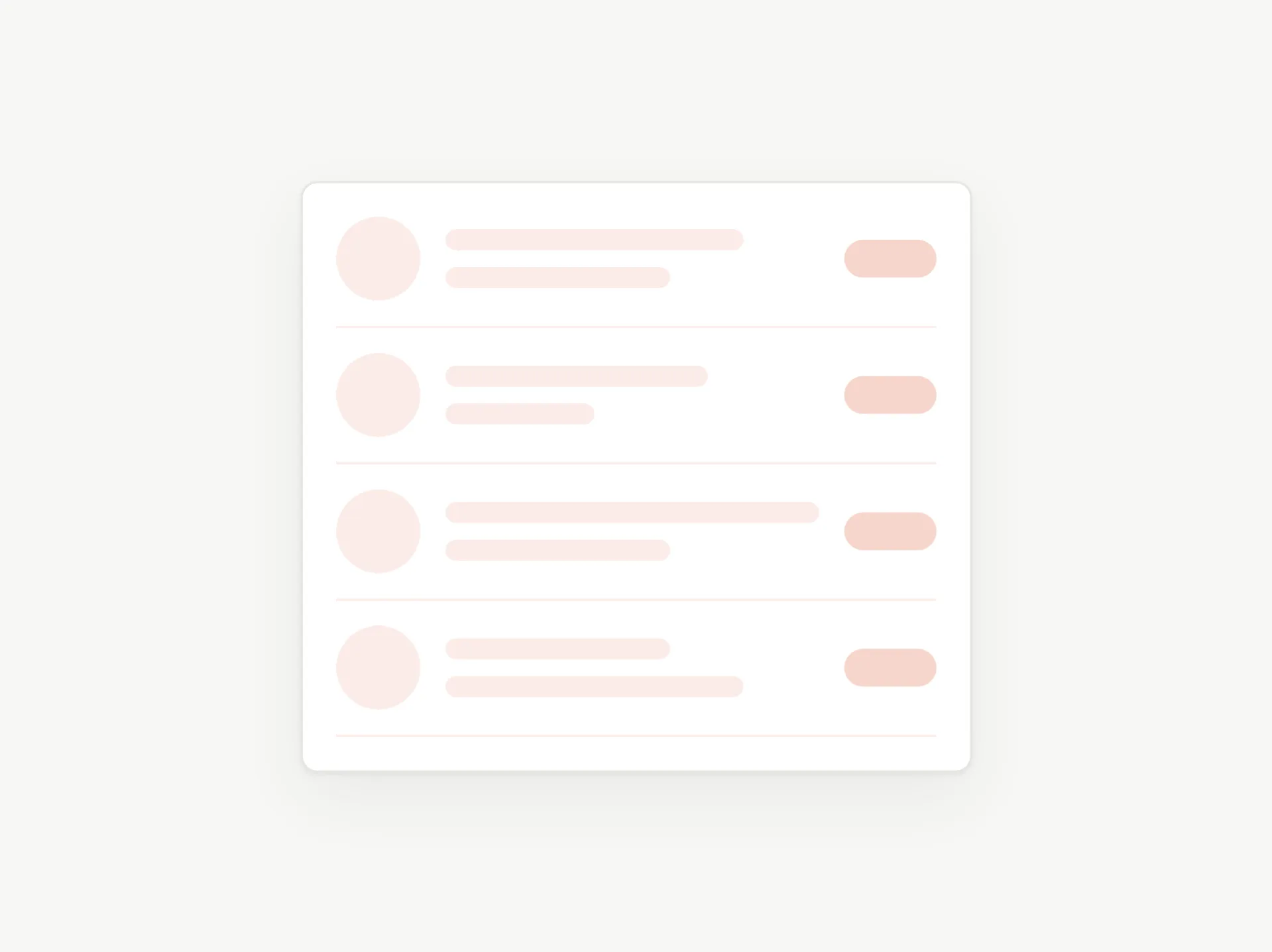 Skeleton — Staggered preview