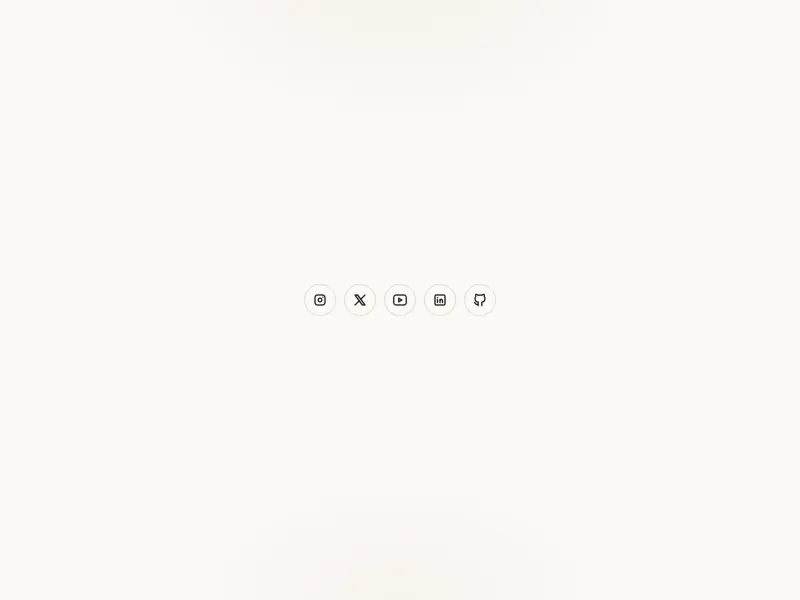 Preview of Social Icons