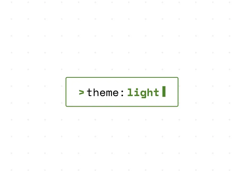 Preview of Theme Toggle Terminal